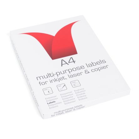 Stampiton White Adhesive Multipurpose Label Sheet [STW103292PO]; 265-5623