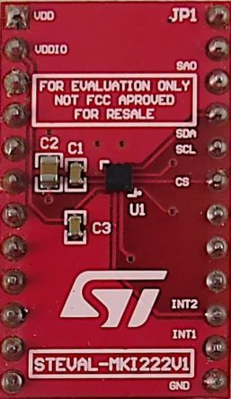 STMicroelectronics STEVAL-MKI222V1 Accelerometer Sensor Evaluation Kit for LIS2DU12 STEVAL-MKI109V3 [STEVAL-MKI222V1]; 265-7041