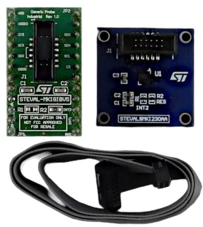 STMicroelectronics iNEMO inertial module kit Accelerometer Sensor Evaluation Kit for ISM330IS STEVAL-MKI109V3 [STEVAL-MKI230KA]; 265-7043