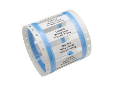 TE Connectivity TMS-SCE White White Print Heat Shrink Cable Marker, 4.75mm Width, 250 Qty [5273550001]; 265-7051