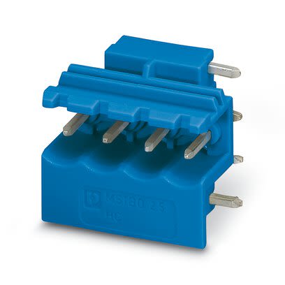 Phoenix Contact Wave Soldering Mount PCB Header, 4 Contact(s), 5 mm Pitch, 1 Row(s) [2907800]; 265-7537