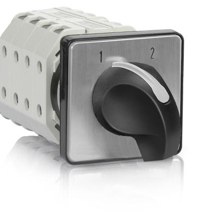 RS PRO, 6P 2 Position 60° Rotary Cam Switch, 500V ac, 25A, Knob Actuator [0]; 265-7683