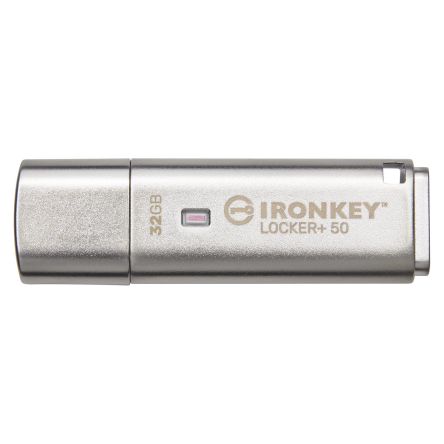 Kingston IRONKEY LOCKER+ 50 32 GB USB 3.2 USB Stick [IKLP50/32GB]; 265-7730