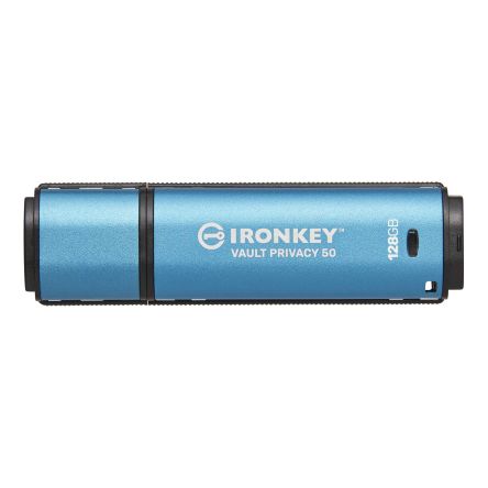 Kingston IronKey Vault Privacy 50 128 GB USB 3.2 USB Stick [IKVP50/128GB]; 265-7735