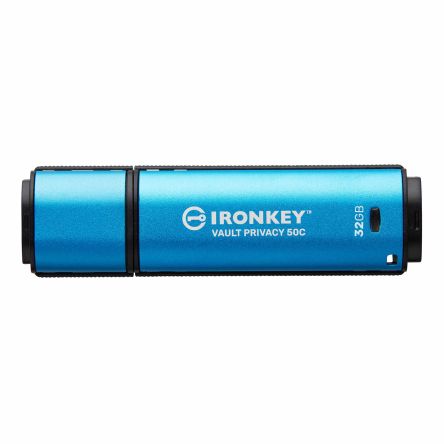 Kingston IronKey Vault Privacy 50 32 GB USB 3.2 USB Stick [IKVP50C/32GB]; 265-7745