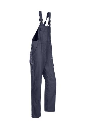 Sioen Uk Navy Reusable Bib & Brace, 42T [023VN2PF9-B98-42L]; 265-8093