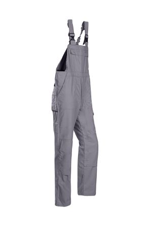 Sioen Uk Grey Reusable Bib & Brace, 36T [023VN2PF9-M44-36L]; 265-8132