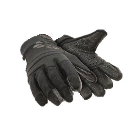 Polyco Healthline HEX4041 Black SuperFabric R Needle Resistant Work Gloves, Size 7, Neoprene Coating [HEX4041/S]; 265-8455