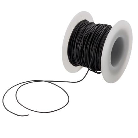 RS PRO Lacing Cord Black Nylon 0.71 mm x 25m [0]; 265-8624