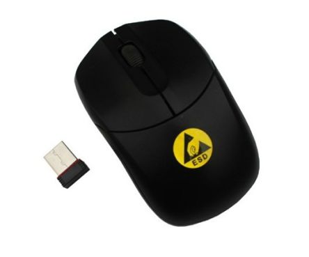EUROSTAT Wireless ESD Optical Mouse [41-092-0107]; 265-8683
