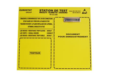 EUROSTAT Wrist & Foot Wall Sign and Bracket [61-200-0104]; 265-8731