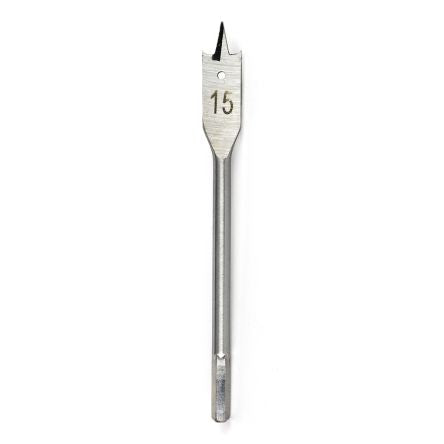 Gripit Steel Flat Wood Drill Bit, 15mm Diameter, 12 cm Overall [DRILLGP15]; 265-9260