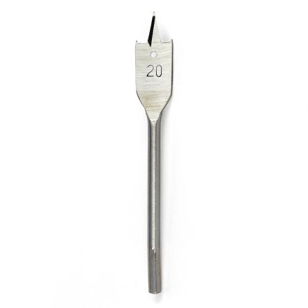 Gripit Flat Series Steel Flat Wood Drill Bit, 20mm Diameter, 12 cm Overall [DRILLGP20]; 265-9262