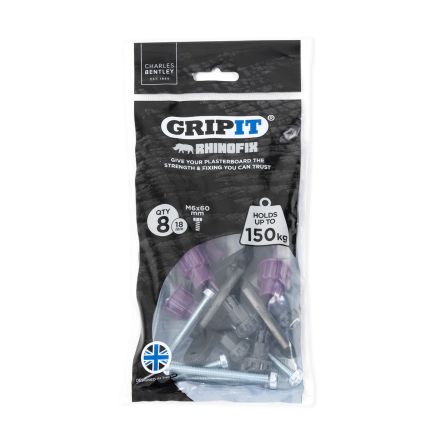 Gripit M6 Plasterboard Fixing [GP308]; 265-9281