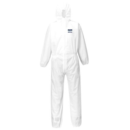 Portwest White Disposable Coverall, 4XL [ST30WHR4XL]; 265-9324