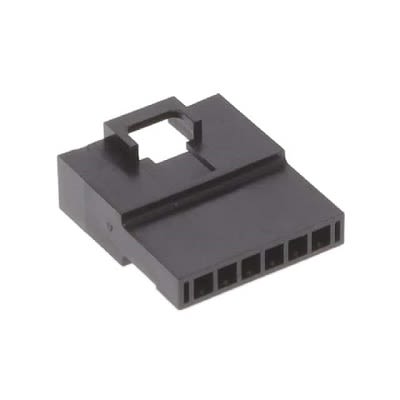 Molex Male Crimp Connector Housing, 2mm Pitch, 6 Way, 1 Row [151098-0006]; 265-9343