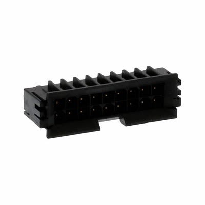 Molex 43879 Series Vertical PCB Header, 18 Contact(s), 4.2 mm Pitch, 2 Row(s), Shrouded [43879-0062]; 265-9366