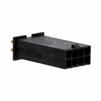 Molex 44281 Series Vertical PCB Header, 8 Contact(s), 4.2 mm Pitch, 2 Row(s), Shrouded [44281-0003]; 265-9369