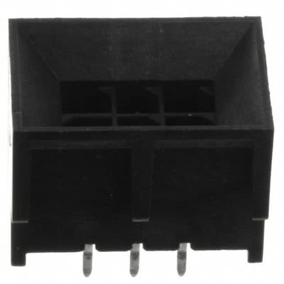 Molex 44432 Series Vertical Through Hole PCB Header, 6 Contact(s), 3 mm Pitch, 2 Row(s), Shrouded [44432-0602]; 265-9371