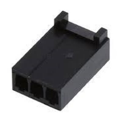 Molex Receptacle Crimp Connector Housing, 2.54mm Pitch, 3 Way, 1 Row [50-29-1558]; 265-9383