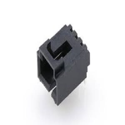 Molex 70553 Series Right Angle PCB Header, 3 Contact(s), 2.54 mm Pitch, 1 Row(s), Shrouded [70553-0107]; 265-9401