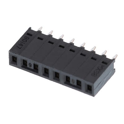 Molex Surface Mount PCB Socket, 8-Contact, 1-Row, 2.54mm Pitch [90147-1108]; 265-9455