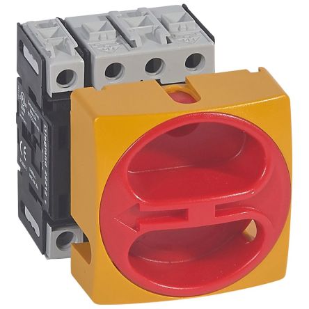 Legrand 4 Pole Panel Mount, Screw Mount Switch Disconnector - 25A Maximum Current, 10kW Power Rating [0 221 12]; 266-0241