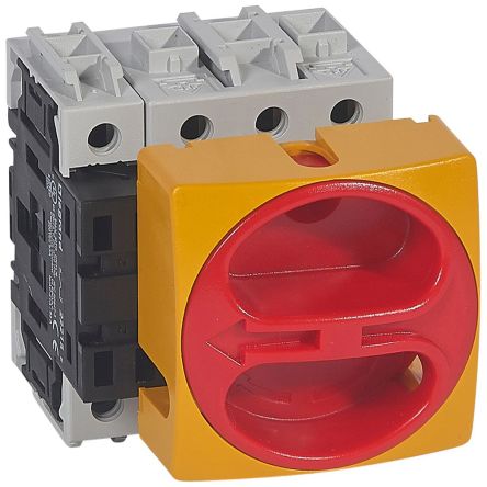 Legrand 4 Pole Panel Mount, Screw Mount Switch Disconnector - 63A Maximum Current, 25.2kW Power Rating, IP65 [0 221 15]; 266-0245