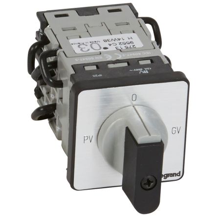 Legrand 3 Position 90°, 690V (Volts), 16A [0 275 13]; 266-0316