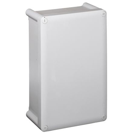 Legrand Grey Plastic Enclosure, IP55, IK07, Grey Lid, 175 x 130 x 81mm [0 359 40]; 266-0347