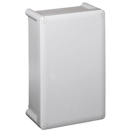 Legrand Grey Plastic Enclosure, IP55, IK07, Grey Lid, 290 x 190 x 94mm [0 359 70]; 266-0349