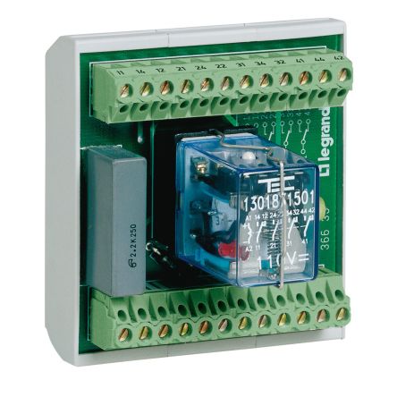 Legrand Fault Signalling, 4 Contact, DIN Rail [0 366 35]; 266-0365
