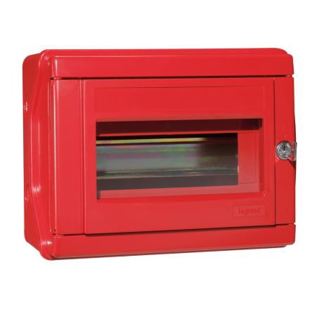 Legrand Red Enclosure, IP55, IK07, Red Lid, 180 x 232 x 115mm [0 380 87]; 266-0381