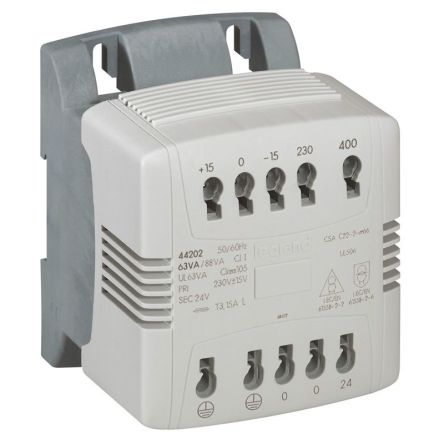 Legrand DIN Rail Mount Pulse Transformer [0 442 53]; 266-0403