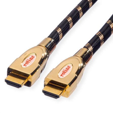 Roline, 1.5m Male HDMI to Male HDMI High Speed 3840 x 2160 [11.04.5694-10]; 266-0522
