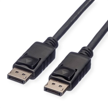 Roline Male DisplayPort to Male DisplayPort  Cable, 4096 x 2560, 2m [11.44.5762-20]; 266-0545