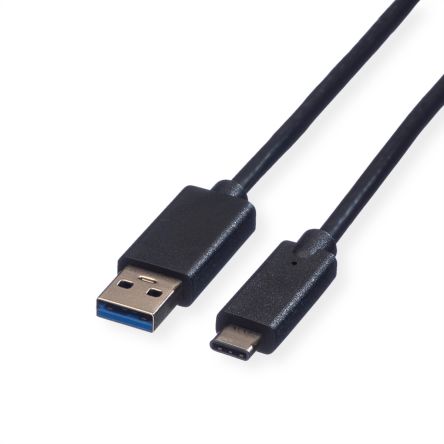 Roline USB 3.2, Male USB A to Male USB C, 1m [11.44.9011-10]; 266-0558