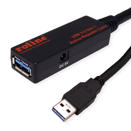 Roline USB 3.2, Female USB A to Male USB A, 15m [12.04.1071-5]; 266-0573