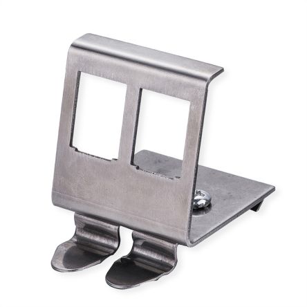 Roline DIN Rail Adapter Series DIN Rail Adapter for Use with Keystone Module [21.13.1308-10]; 266-0646