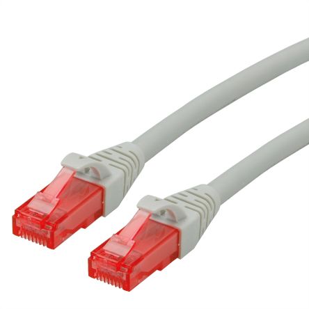 Roline, 1.5m Cat6a, Grey RJ45 to Male RJ45 Male, UTP Unshielded, Terminated LSZH Sheath [21.15.2504-100]; 266-0717
