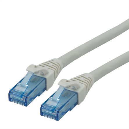 Roline, 1.5m Cat6a, Grey RJ45 to Male RJ45 Male, UTP Unshielded, Terminated LSZH Sheath [21.15.2704-100]; 266-0732