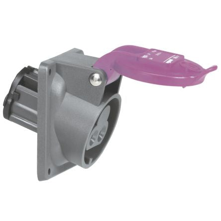 Legrand, Hypra IP44 Purple 2P Socket Socket, Rated At 32A, 20 → 25 V No [0 525 01]; 266-1077