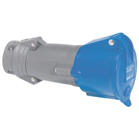 Legrand, Hypra IP44 Blue 3P+E Industrial Power Socket, Rated At 32A, 250 V No [0 527 83]; 266-1081