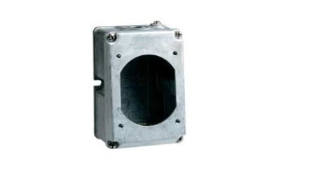 Legrand Metal Back Box, Wall Mount, 1 Gangs, 102 x 162 x 90mm [0 529 39]; 266-1091