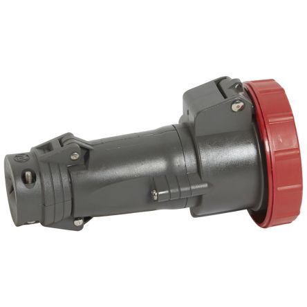 Legrand, Hypra IP67 Red 3P+E Industrial Power Plug, Rated At 32A, 440 V No [0 529 86]; 266-1096