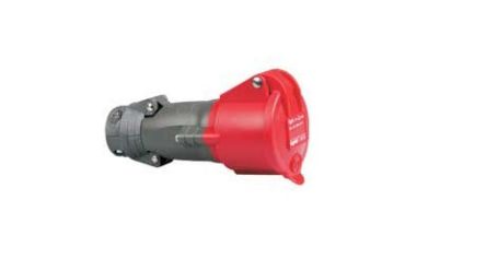 Legrand, Hypra IP44 Red 3P+E Industrial Power Socket, Rated At 63A, 415 V No [0 538 83]; 266-1120