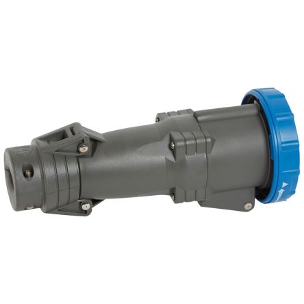 Legrand, Hypra IP67 Blue 2P+E Industrial Power Socket, Rated At 63A, 250 V No [0 593 86]; 266-1140