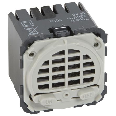 Legrand Electronic Sounder, 230 V, 53 → 80dB at 1 m, IP41 [0 675 41]; 266-1160