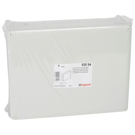 Legrand Plexo Series Grey Plastic Junction Box, IK07, IP55, 382 x 292 x 132mm [0 920 94]; 266-1224