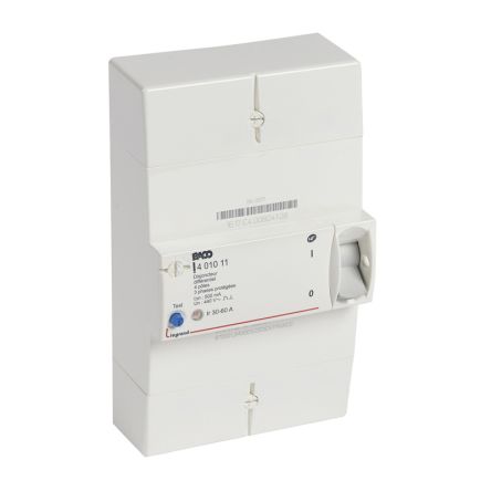 Legrand Circuit Breaker, 4P, 60A, 440V AC, 2.4 kA Breaking Capacity [401011]; 266-1255